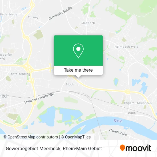 Карта Gewerbegebiet Meerheck