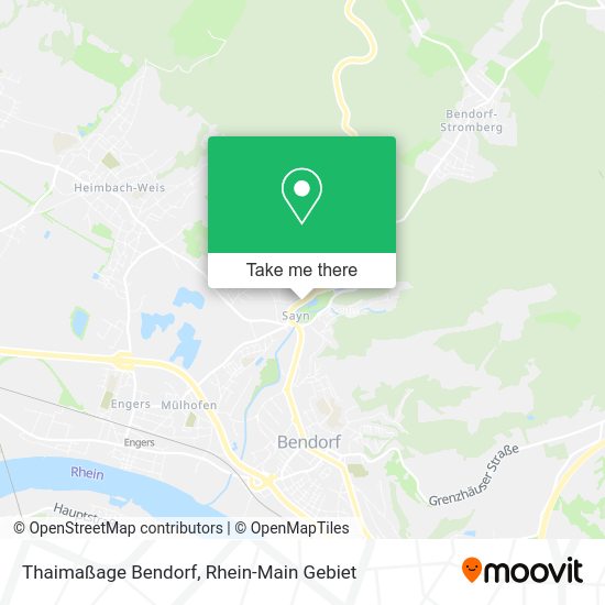 Карта Thaimaßage Bendorf