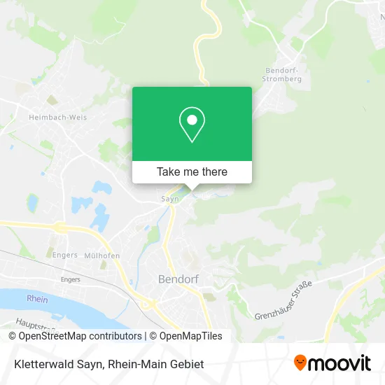Карта Kletterwald Sayn