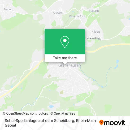 Карта Schul-Sportanlage auf dem Scheidberg