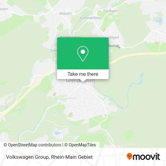 Карта Volkswagen Group
