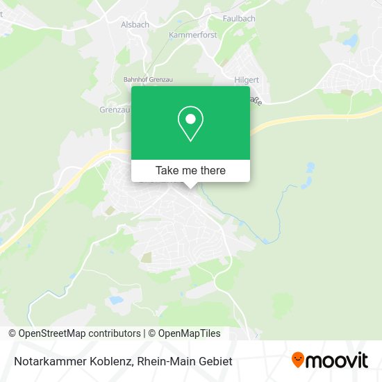 Карта Notarkammer Koblenz