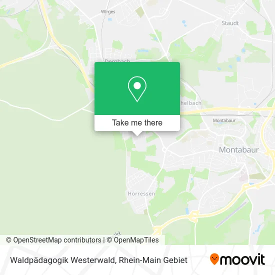 Карта Waldpädagogik Westerwald