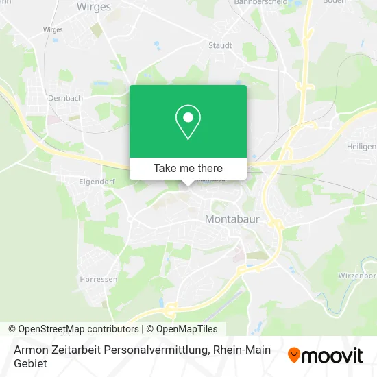 Карта Armon Zeitarbeit Personalvermittlung