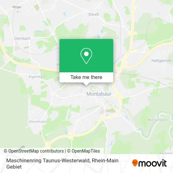 Карта Maschinenring Taunus-Westerwald