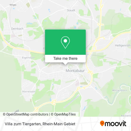 Карта Villa zum Tiergarten