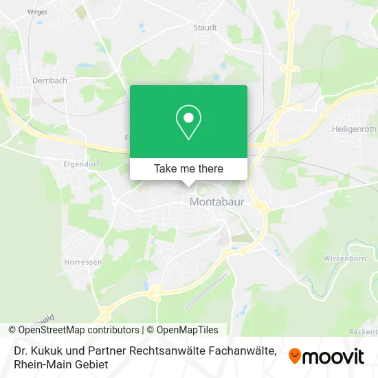 Карта Dr. Kukuk und Partner Rechtsanwälte Fachanwälte