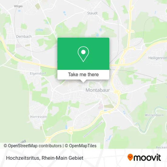 Карта Hochzeitsritus