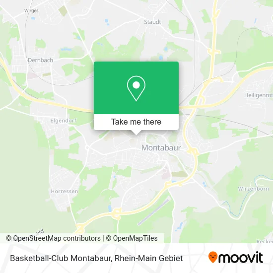 Карта Basketball-Club Montabaur