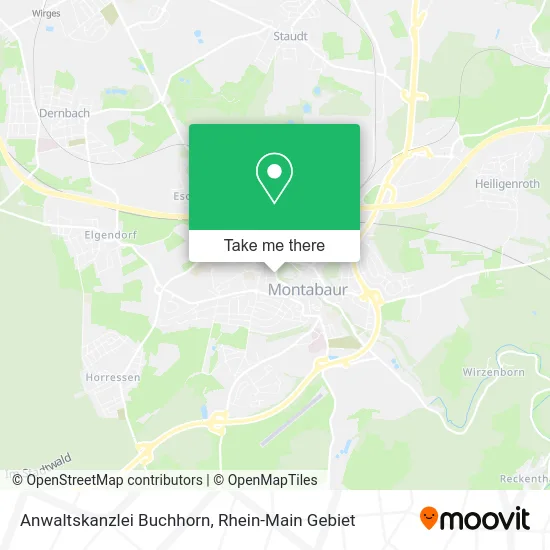 Карта Anwaltskanzlei Buchhorn
