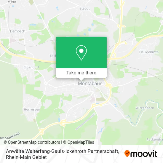 Карта Anwälte Walterfang-Gauls-Ickenroth Partnerschaft