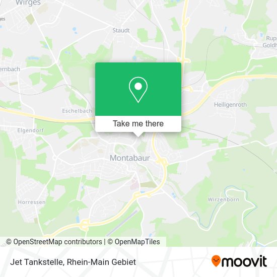 Карта Jet Tankstelle
