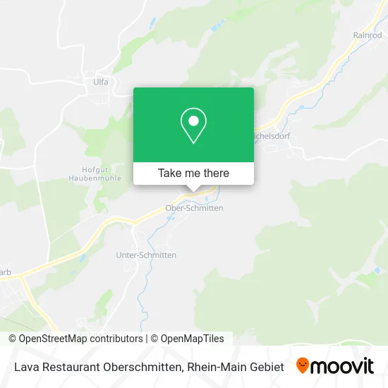 Карта Lava Restaurant Oberschmitten