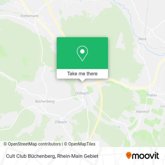 Карта Cult Club Büchenberg