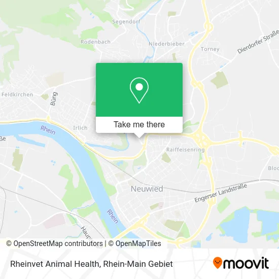 Rheinvet Animal Health map