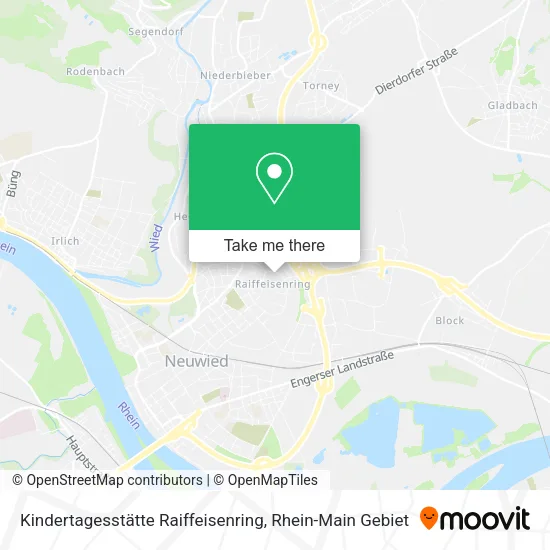 Карта Kindertagesstätte Raiffeisenring