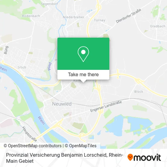 Карта Provinzial Versicherung Benjamin Lorscheid