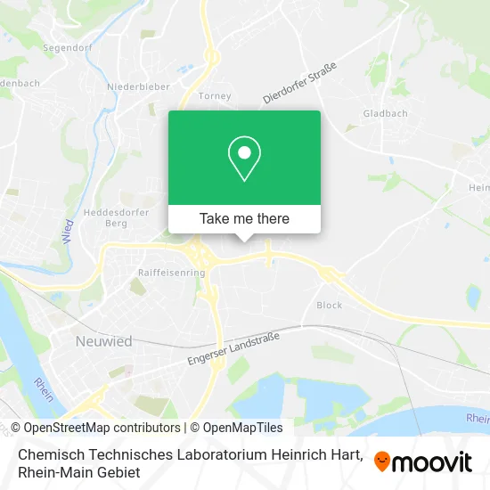 Карта Chemisch Technisches Laboratorium Heinrich Hart