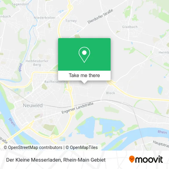 Карта Der Kleine Messerladen