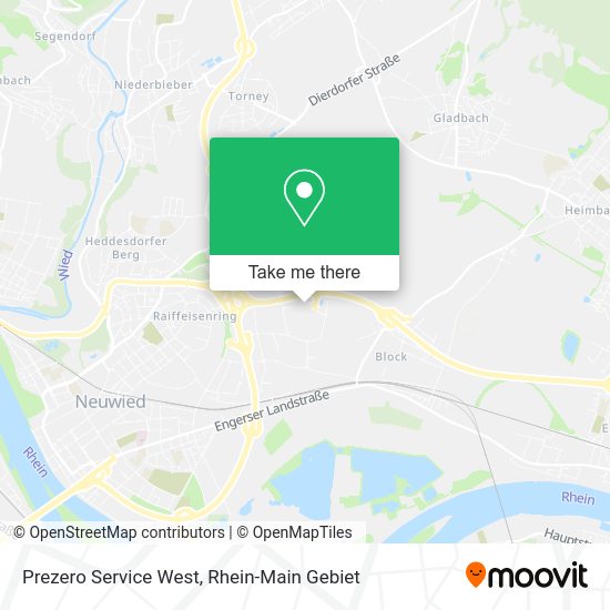 Карта Prezero Service West