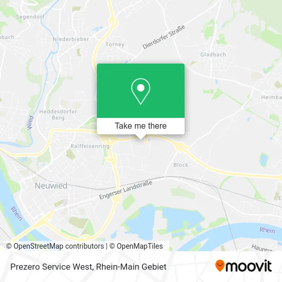Карта Prezero Service West