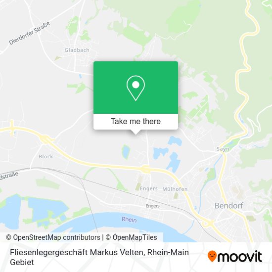 Карта Fliesenlegergeschäft Markus Velten
