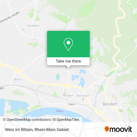 Карта Weis im Bitzen