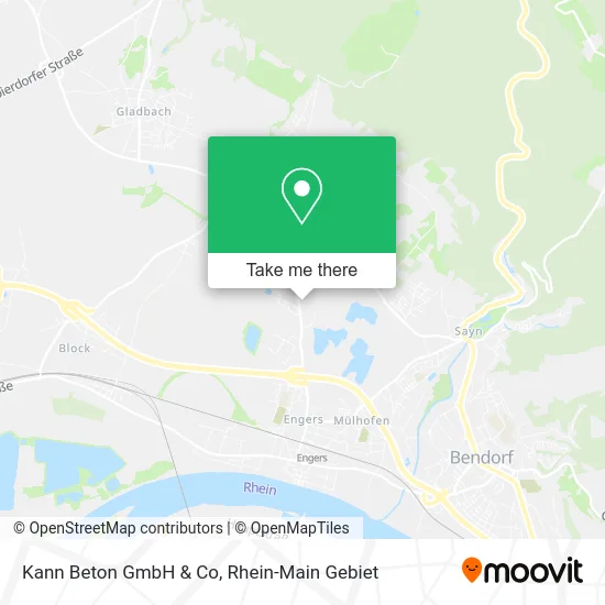Карта Kann Beton GmbH & Co