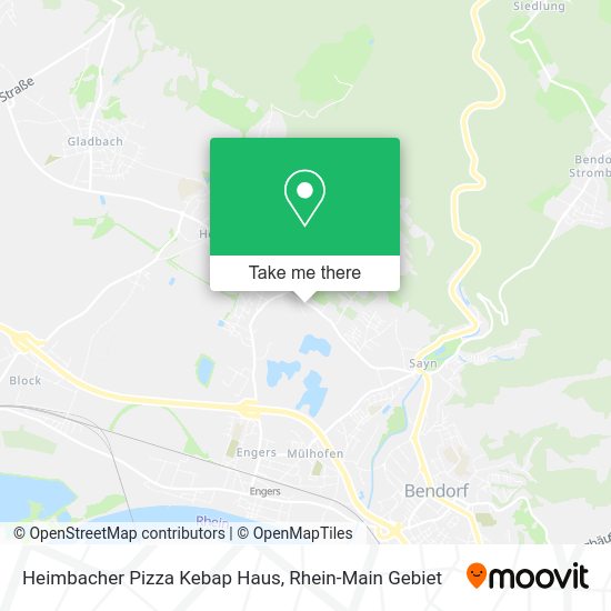 Карта Heimbacher Pizza Kebap Haus