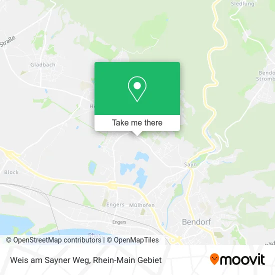Карта Weis am Sayner Weg
