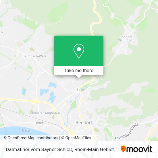 Карта Dalmatiner vom Sayner Schloß