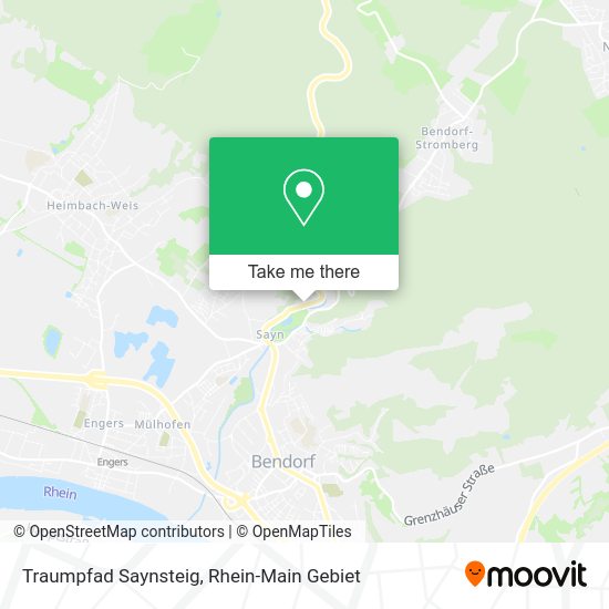 Traumpfad Saynsteig map