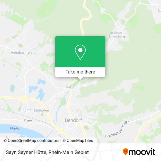 Карта Sayn Sayner Hütte