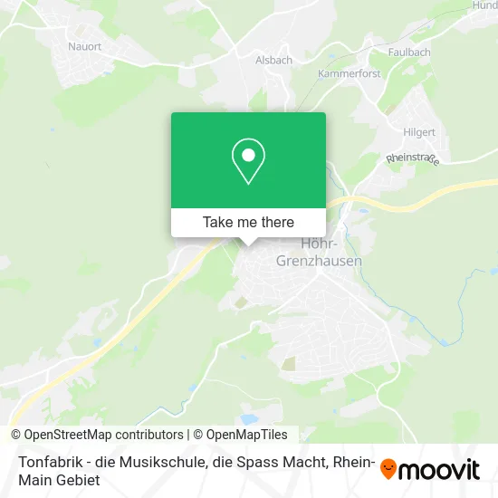 Карта Tonfabrik - die Musikschule, die Spass Macht