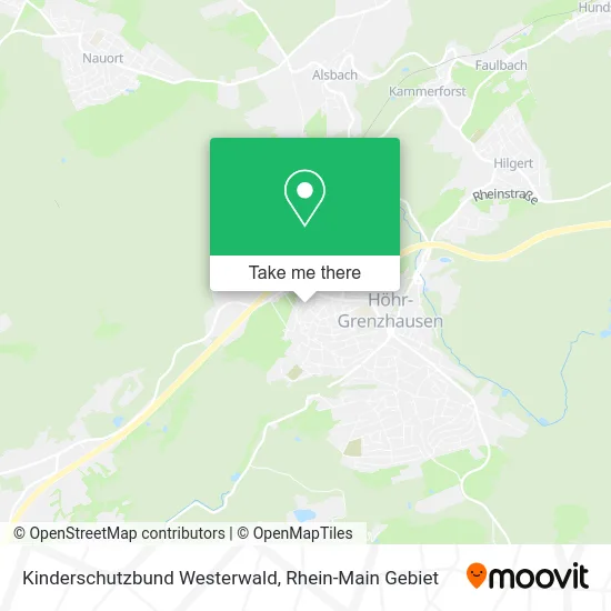 Карта Kinderschutzbund Westerwald