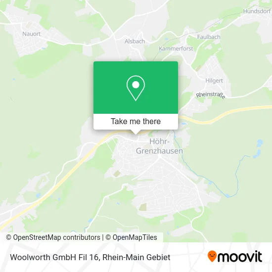 Woolworth GmbH Fil 16 map