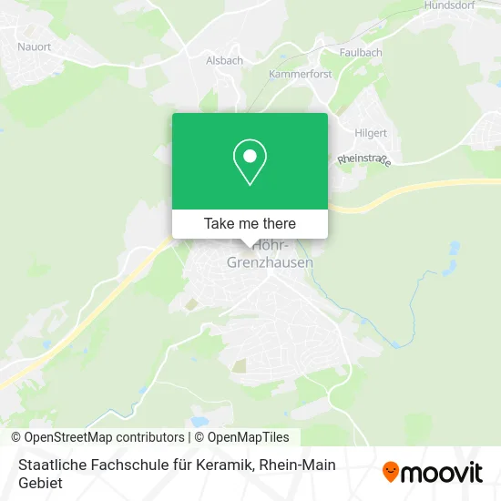 Карта Staatliche Fachschule für Keramik