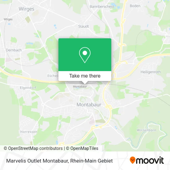 Карта Marvelis Outlet Montabaur