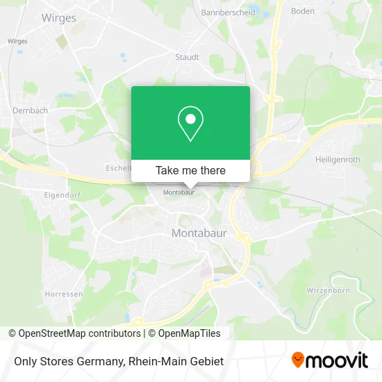 Карта Only Stores Germany