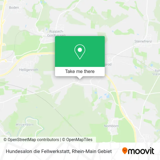 Карта Hundesalon die Fellwerkstatt