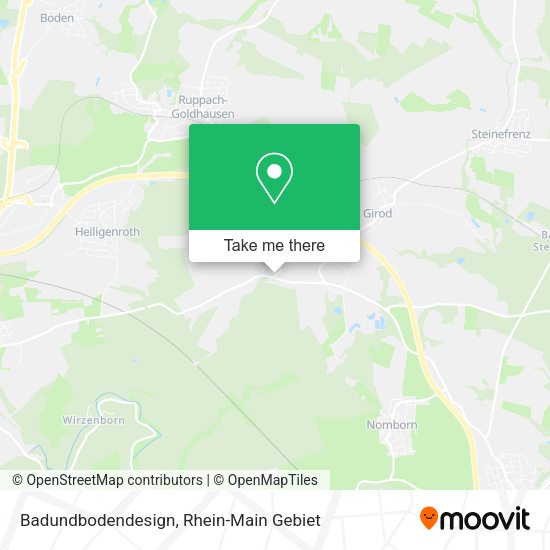 Карта Badundbodendesign