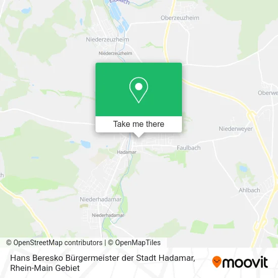 Карта Hans Beresko Bürgermeister der Stadt Hadamar