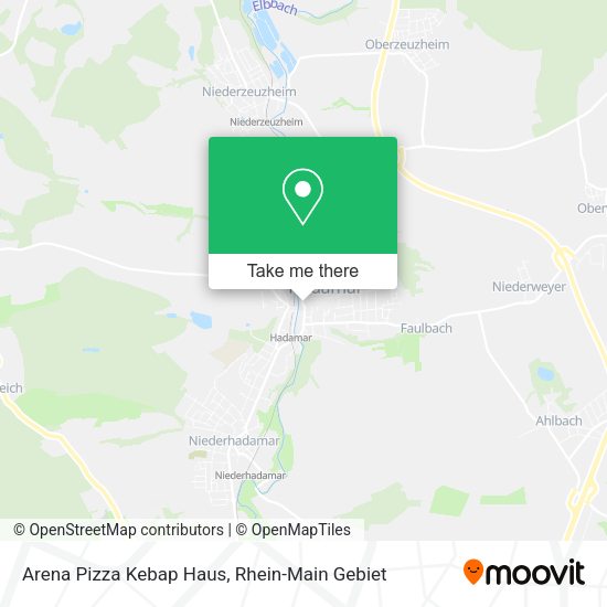 Карта Arena Pizza Kebap Haus