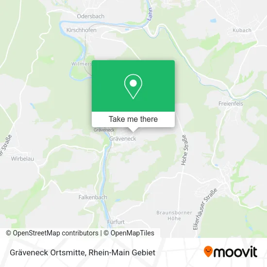 Карта Gräveneck Ortsmitte