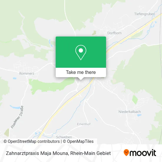 Карта Zahnarztpraxis Maja Mouna