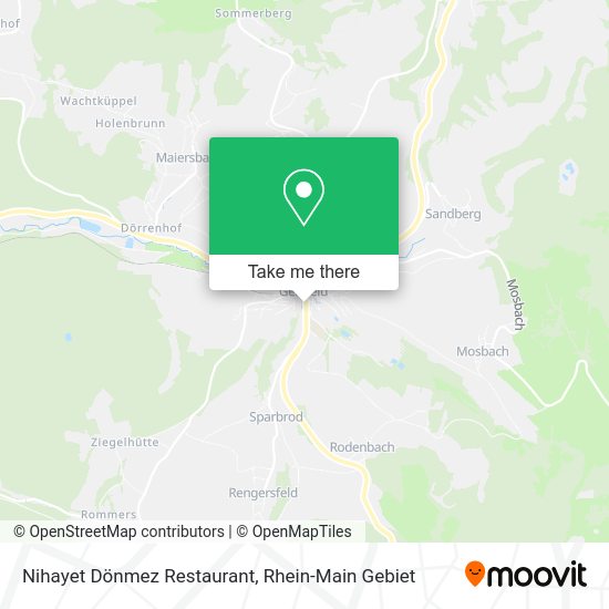 Карта Nihayet Dönmez Restaurant