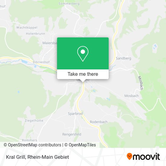Карта Kral Grill