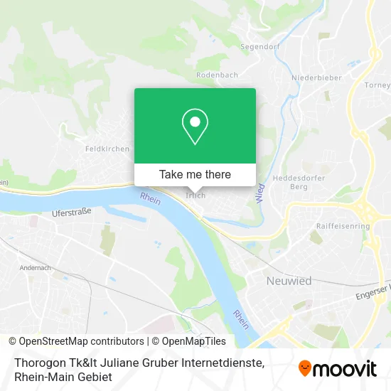 Карта Thorogon Tk&It Juliane Gruber Internetdienste