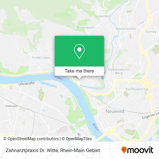 Карта Zahnarztpraxis Dr. Witte