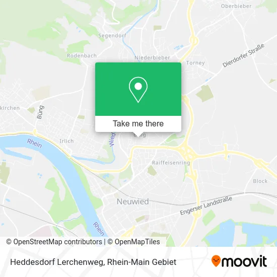 Карта Heddesdorf Lerchenweg